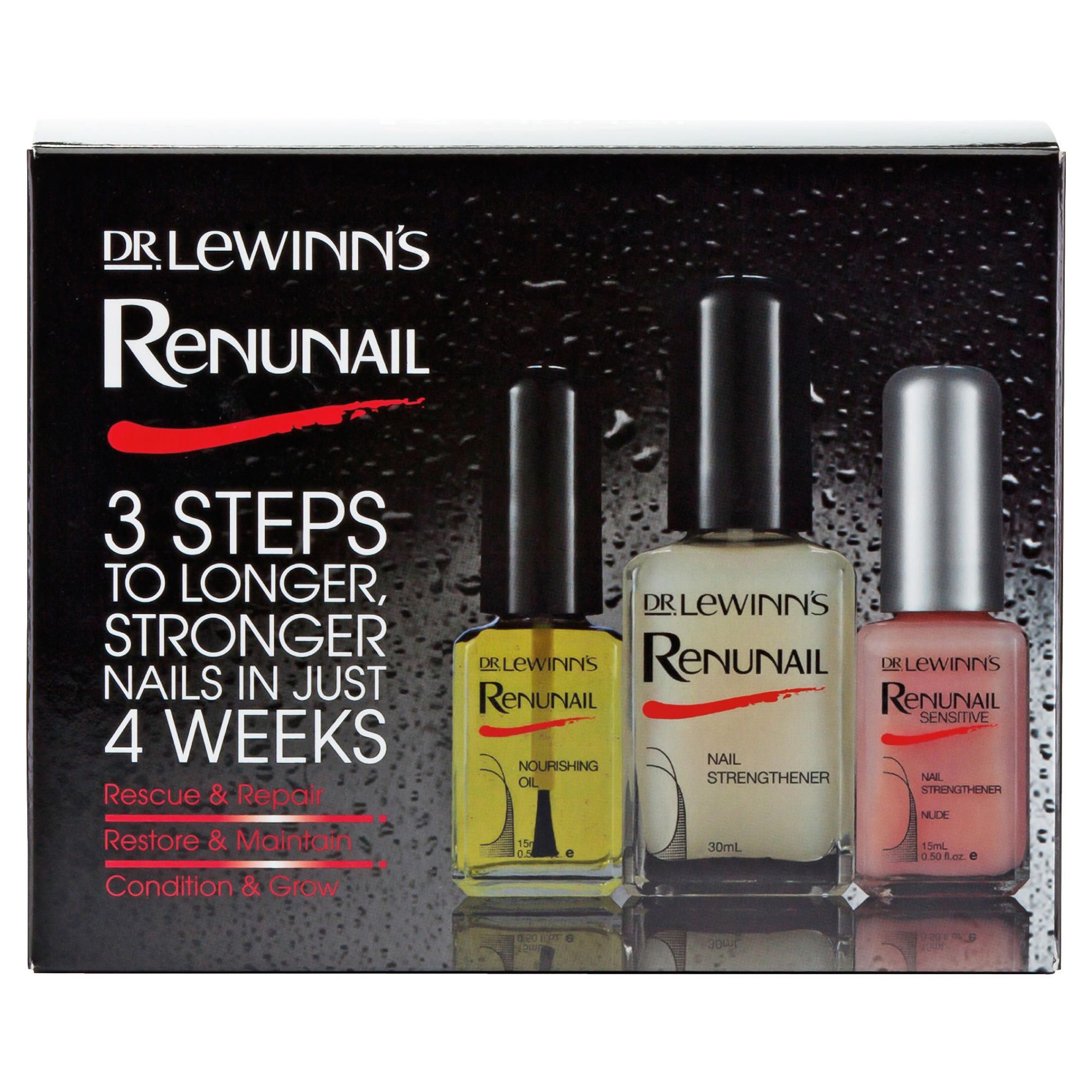 Dr Lewinns Renunail 3 Step Gift Set
