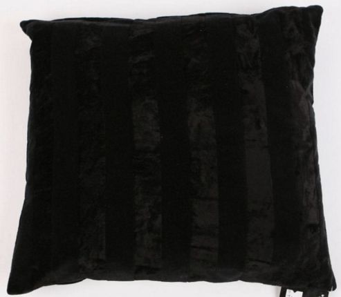 Image of In The Mood Collection-- Stripey Contrast Cushion Cover - Black