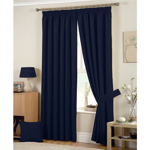 Image of Curtina Hudson Tiebacks 28 - Navy