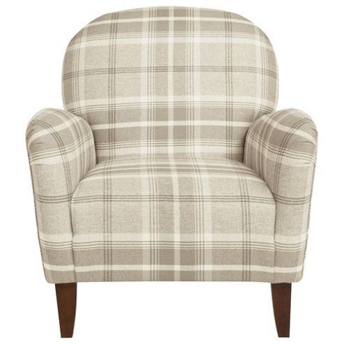 Image of Lausanne Armchair Check, Natural