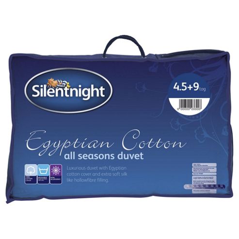 Image of Silentnight Egyptian Cotton Double Duvet All Seasons