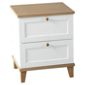 Home Essence Penzance 2 Drawer Bedside Table