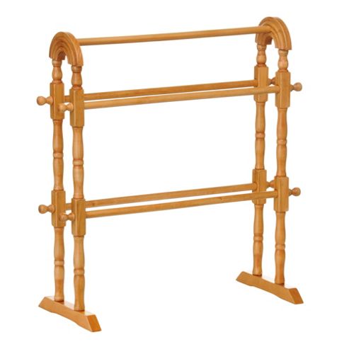 Image of Premier Housewares 72cm Towel Rail - Oak