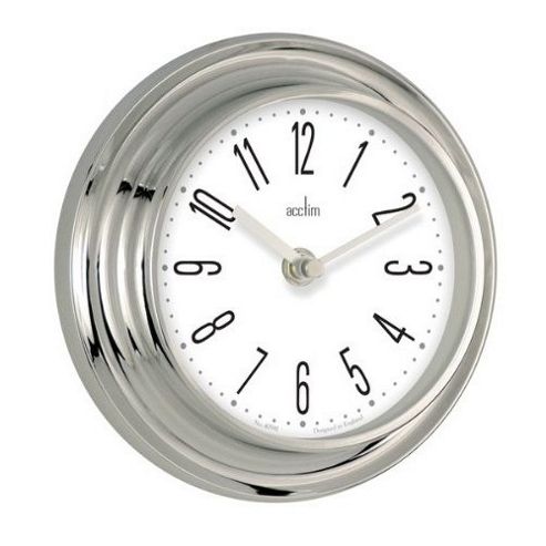 Image of Acctim 21737 Riva Wall Clock Silver
