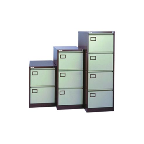 Image of Jemini 4-drawer Filing Cabinet Coffee/cream