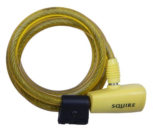Image of Squire 116 Cable Lock 10mm X 1800mm Yellow