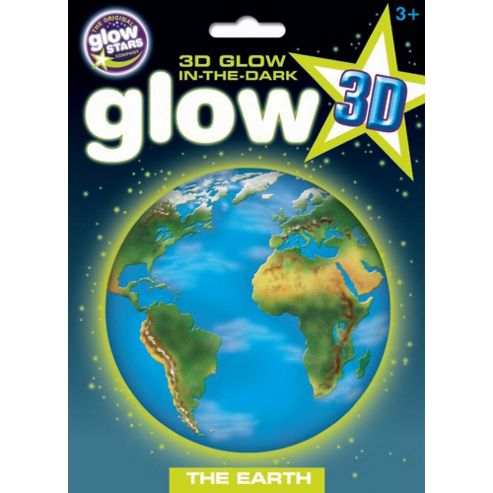 Image of Glow Stars 3d Planet The Earth
