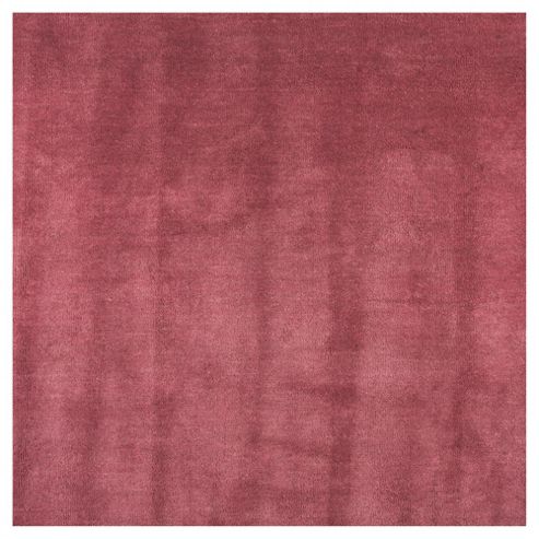 Image of Plain Dye Wool Rug 120 X 170cm, Rose