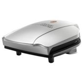 "George Foreman 17894 Compact Grill - Silver, 2 Portion"