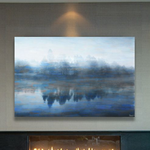 Image of Parvez Taj Lake Marmont Wall Art - 61 Cm H X 91 Cm W X 5 Cm D