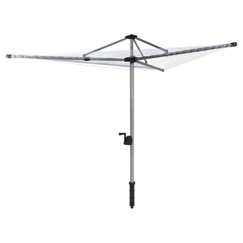 Image of Tesco 60m Heavy Duty Outdoor Clothes Airer With Hoist