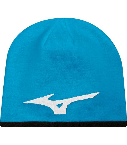 Image of Mizuno Mens 360 Reversible Beanie Hat - Blue