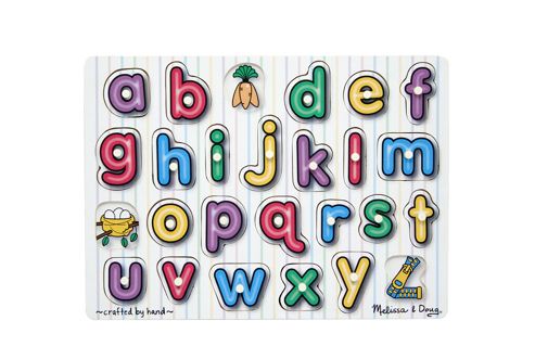 Image of Melissa And Doug See Inside Alphabet Peg Puzzle