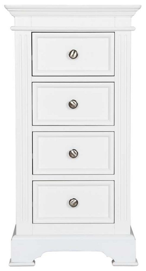 Image of Ultimum Banbury Elegance White 4 Drawer Wellington