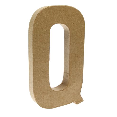 Image of Large Kraft Letter - Q