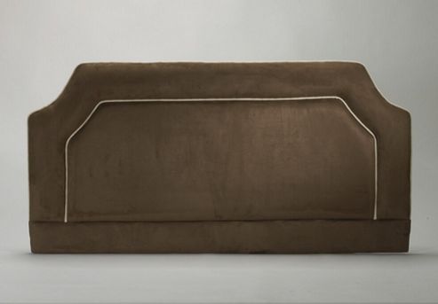 Image of Classic Quarters Florence Upholstered Headboard - Black - Small Double (4')