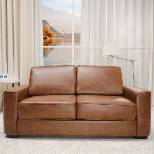 Image of Leader Lifestyle Winston Bonded Leather Convertible Sofa Bed