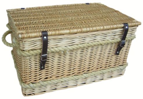 Image of Wicker Valley 61cm Rope Handled Trunk