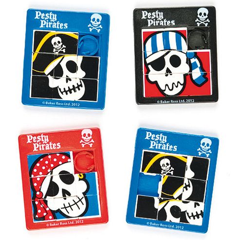 Image of Pesty Pirates Sliding Puzzles (pack Of 6)