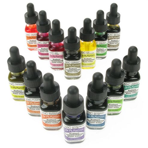 Image of Dr. Ph. Martin's Radiant Concentrated Watercolours - Set C