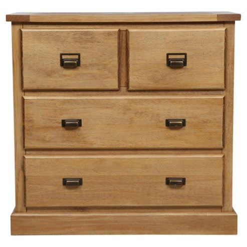 Image of Portobello 4 Drawer Chest Rustic Pine
