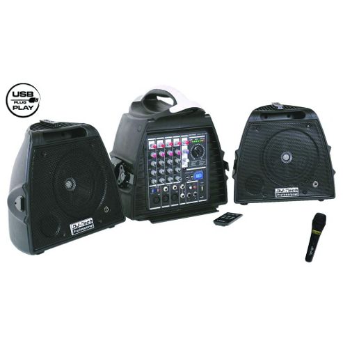 Image of Maplin Djtech Stage Visa 200 Compact 140w Portable Pa System