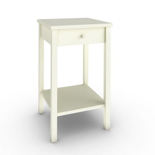 Image of Sugar & Spice Bedside Table - White