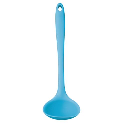 Image of Kitchencraft Colourworks 28cm Silicone Ladle, Blue