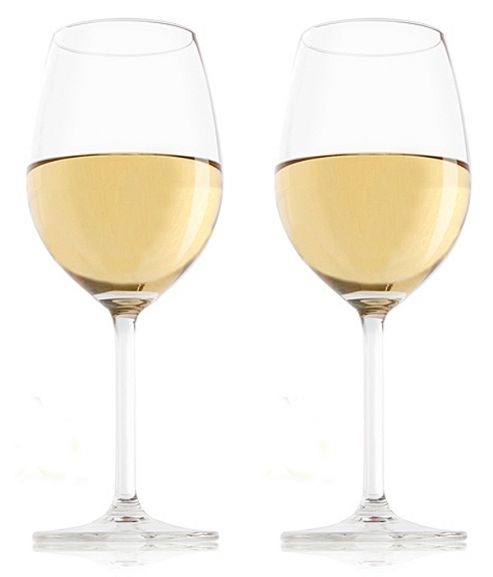 Image of Vacu Vin White Wine Glasses, Set Of 2