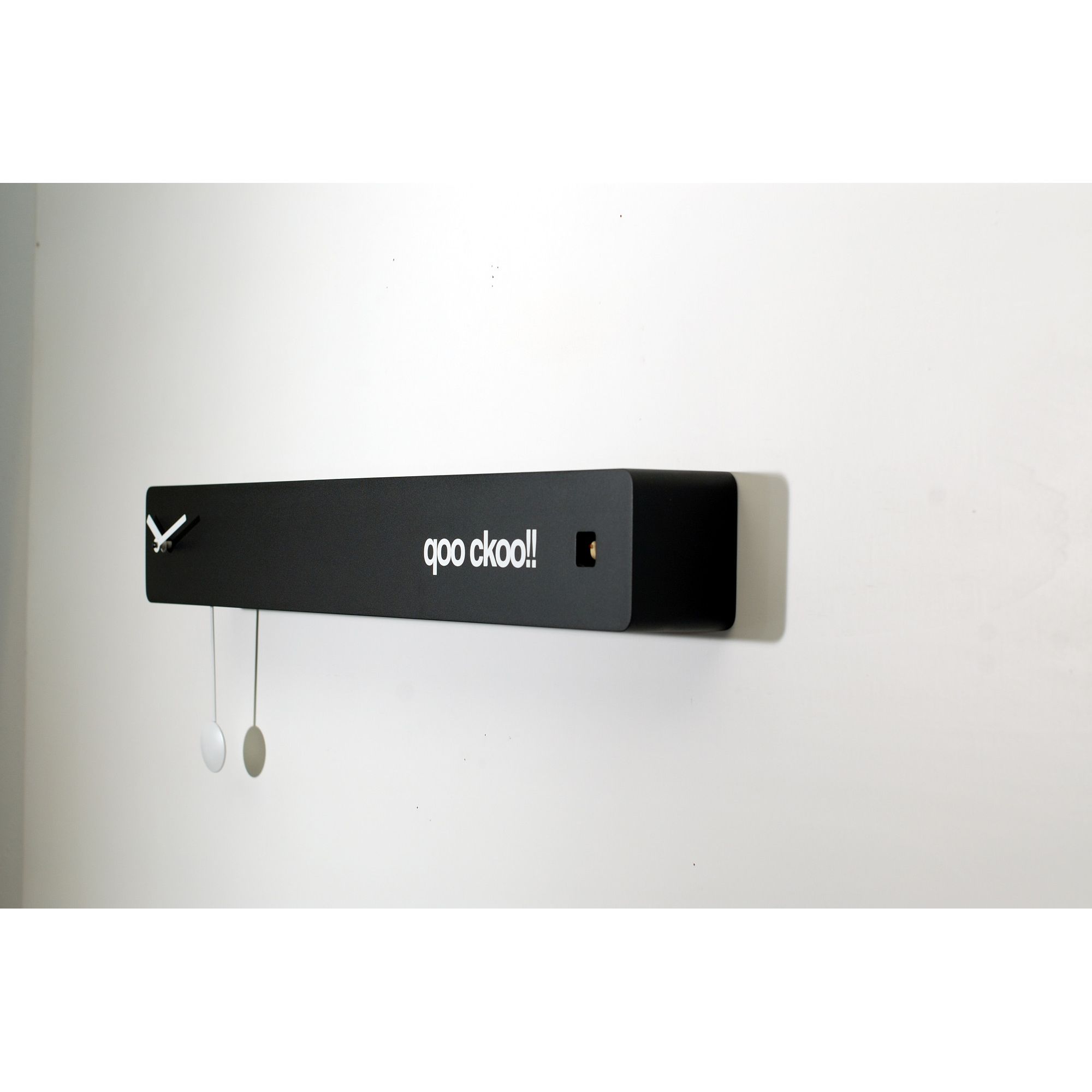 Progetti q02 Horizontal Wall Clock - Wenge at Tesco Direct