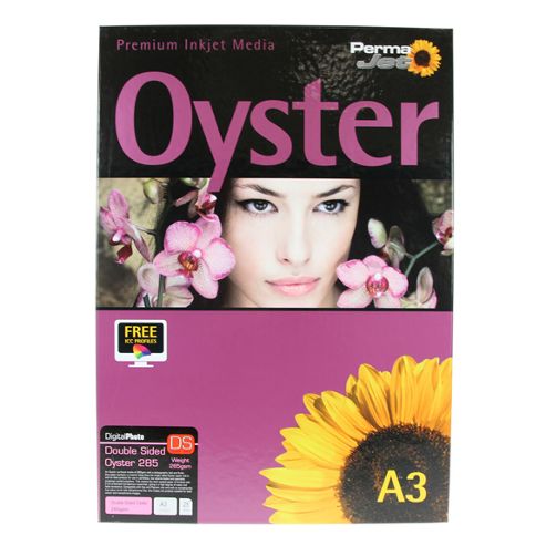Image of A3 Permajet Digital Photo Paper Double-sided Oyster - 285gsm - 25pk