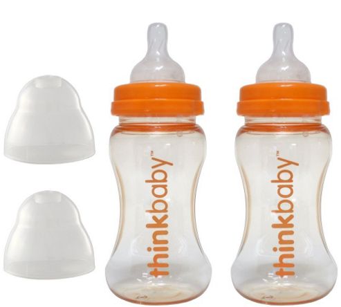 Image of Thinkbaby 9oz Stage A Feeding Bottle Twin Pack (0-6 M)