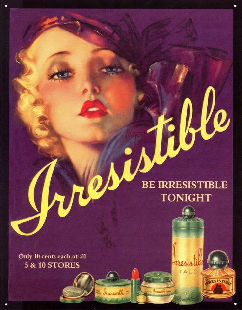 Image of Be Irresistable Tonight Tin Sign