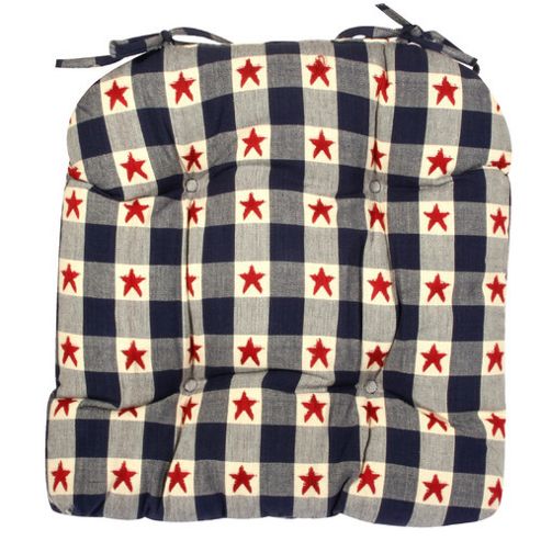 Image of Woven Magic Jaquard Star Chair Pad