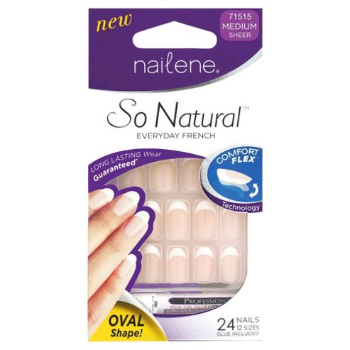 Image of Nailene So Natural Artificial Nails Ovals 71515