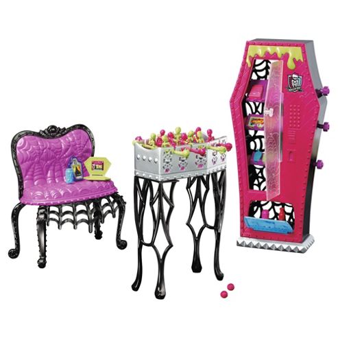 Image of Monster High Social Spots Student Lounge Playset