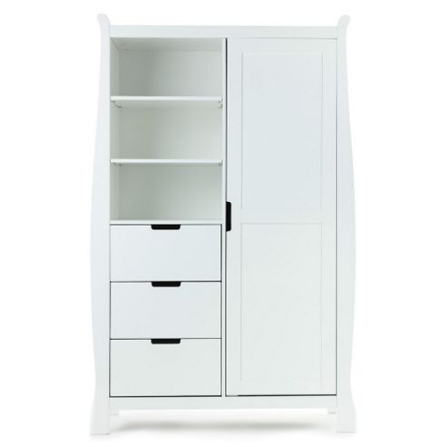 Image of Obaby Lincoln Double Wardrobe (white)