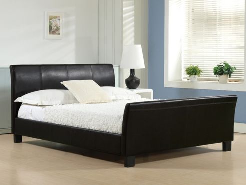 Image of Altruna Winchester Bed Frame - Double (4' 6") - Brown