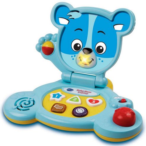 Image of Vtech Baby Bear Laptop - Blue