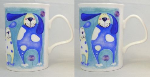 Image of Roy Kirkham Set Of 2 Friends Dog Mugs