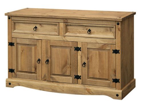 Image of Home Essence Corona Medium Sideboard In Solid Pine