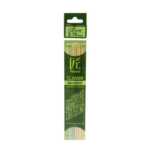 Image of Clover Takumi Bamboo Knitting Needles - 2.75mm - 5pk