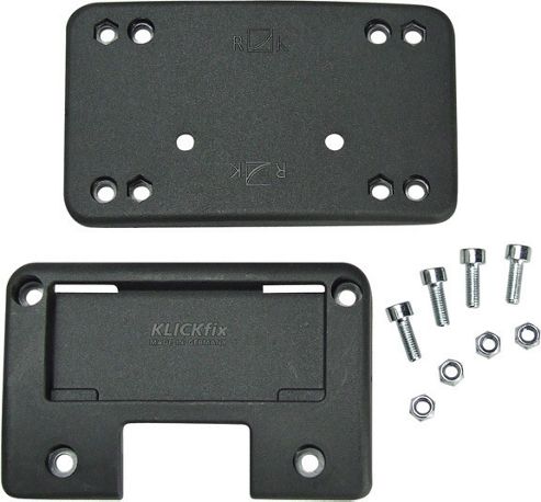 Image of Rixen & Kaul Spare Fixing Plate. For Front Basket To Fit Klickfix Adapter