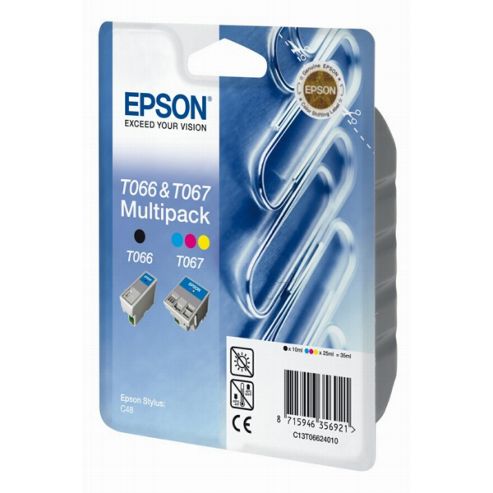 Image of Epson T066/t067 Printer Ink Cartridge - Multipack