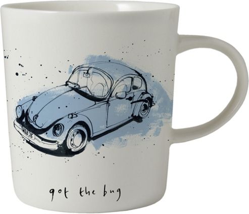 Image of Ecp Design Ltd Motors 8.5cm Porcelain Beetle Mug