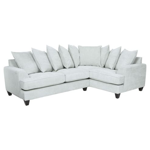 Image of Kensington Fabric Scatter Backright Hand Facing Corner Sofa Eau De Nil