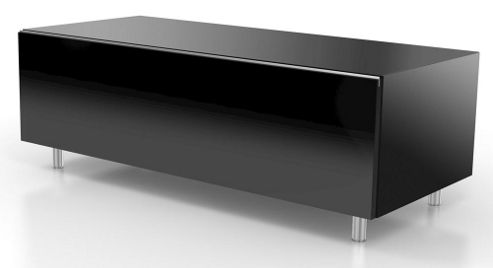 Image of Just Racks Jrl1110s Black Tv Stand