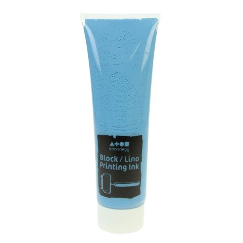 Image of Block Printing Ink Fluor Blue 300 Ml