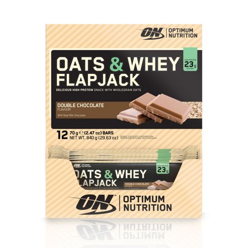 Image of On Oats & Whey Flapjacks - Double Chocolate