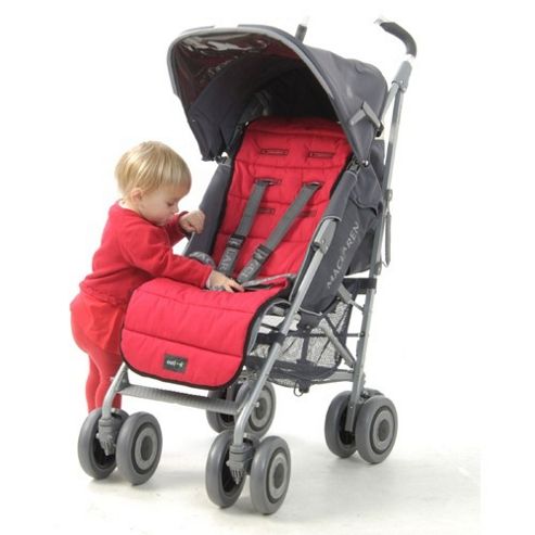 Image of Outlook Cotton Travel Comfy Pram Liner (red)